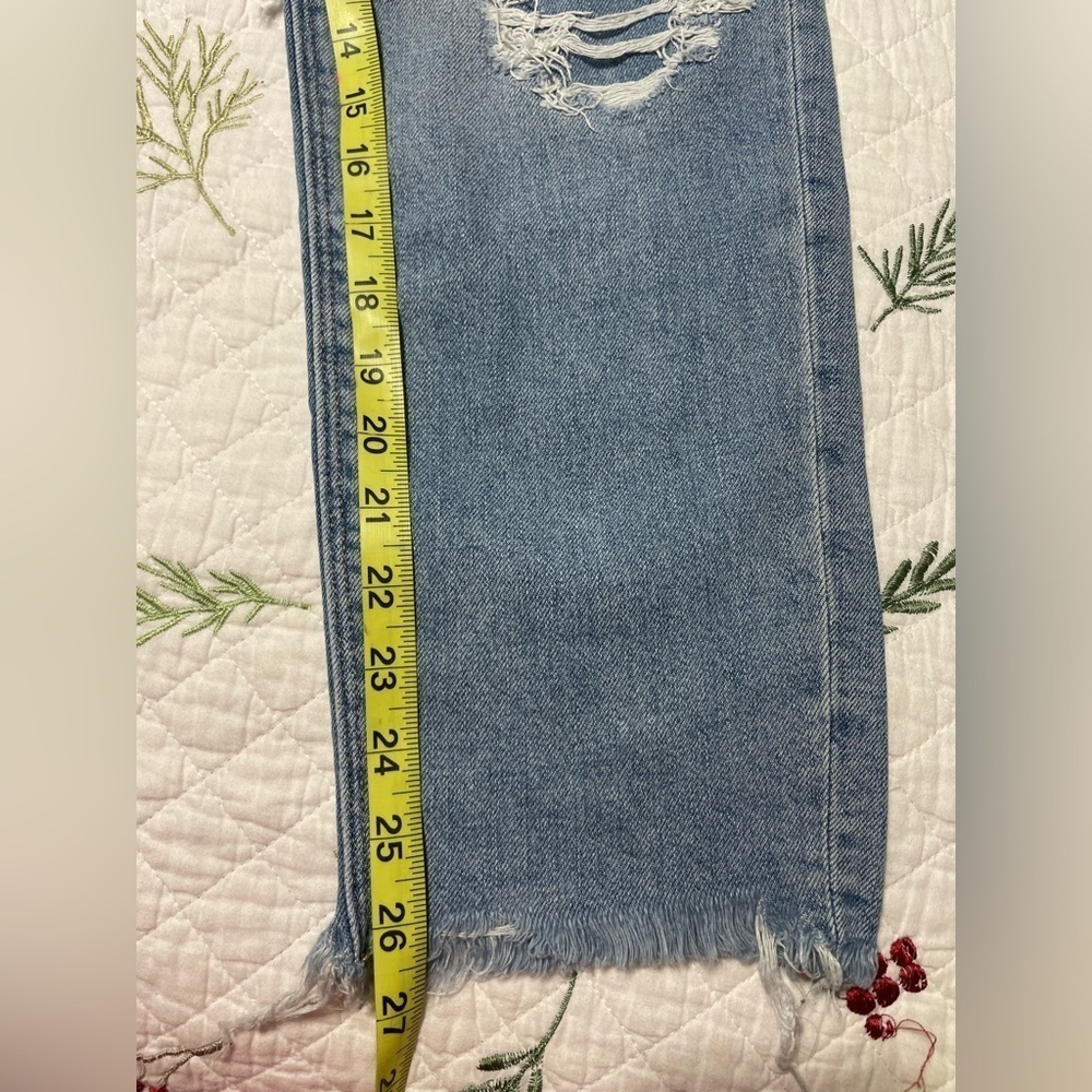 American Eagle Patchwork Distressed Pants - image 8